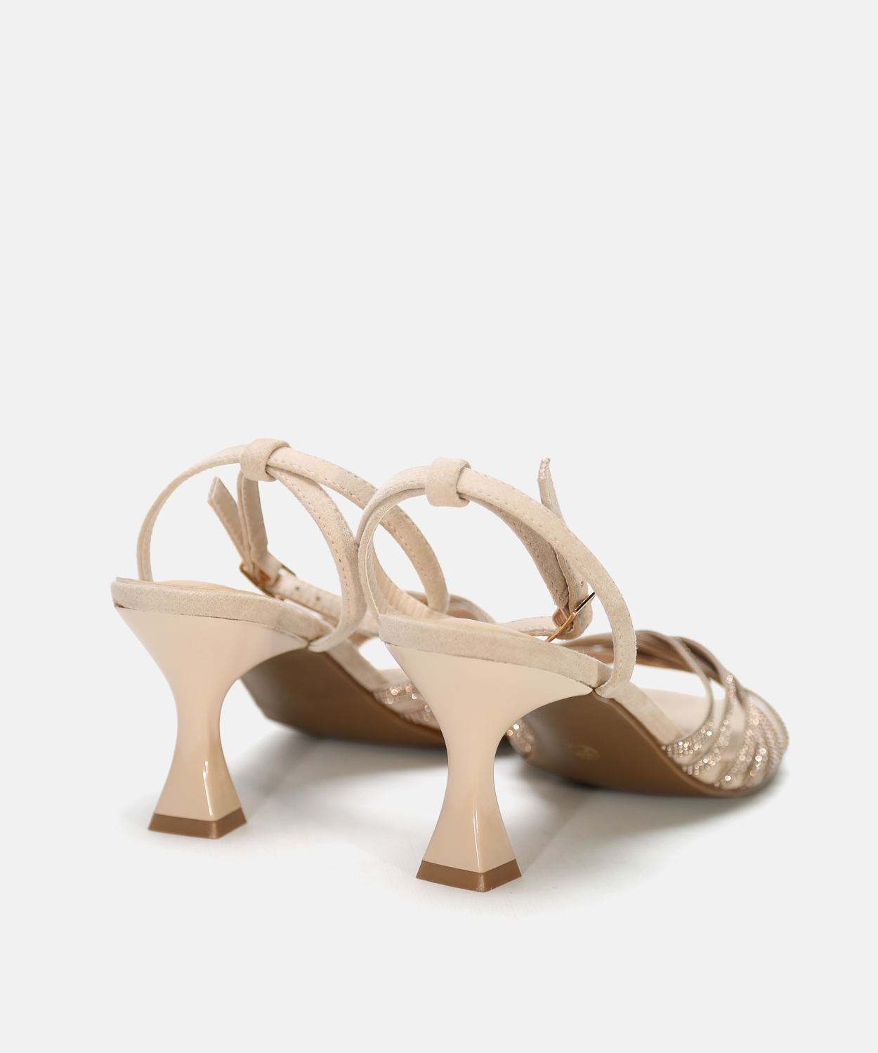 Sand&aacute;lia de salto com strass image number null